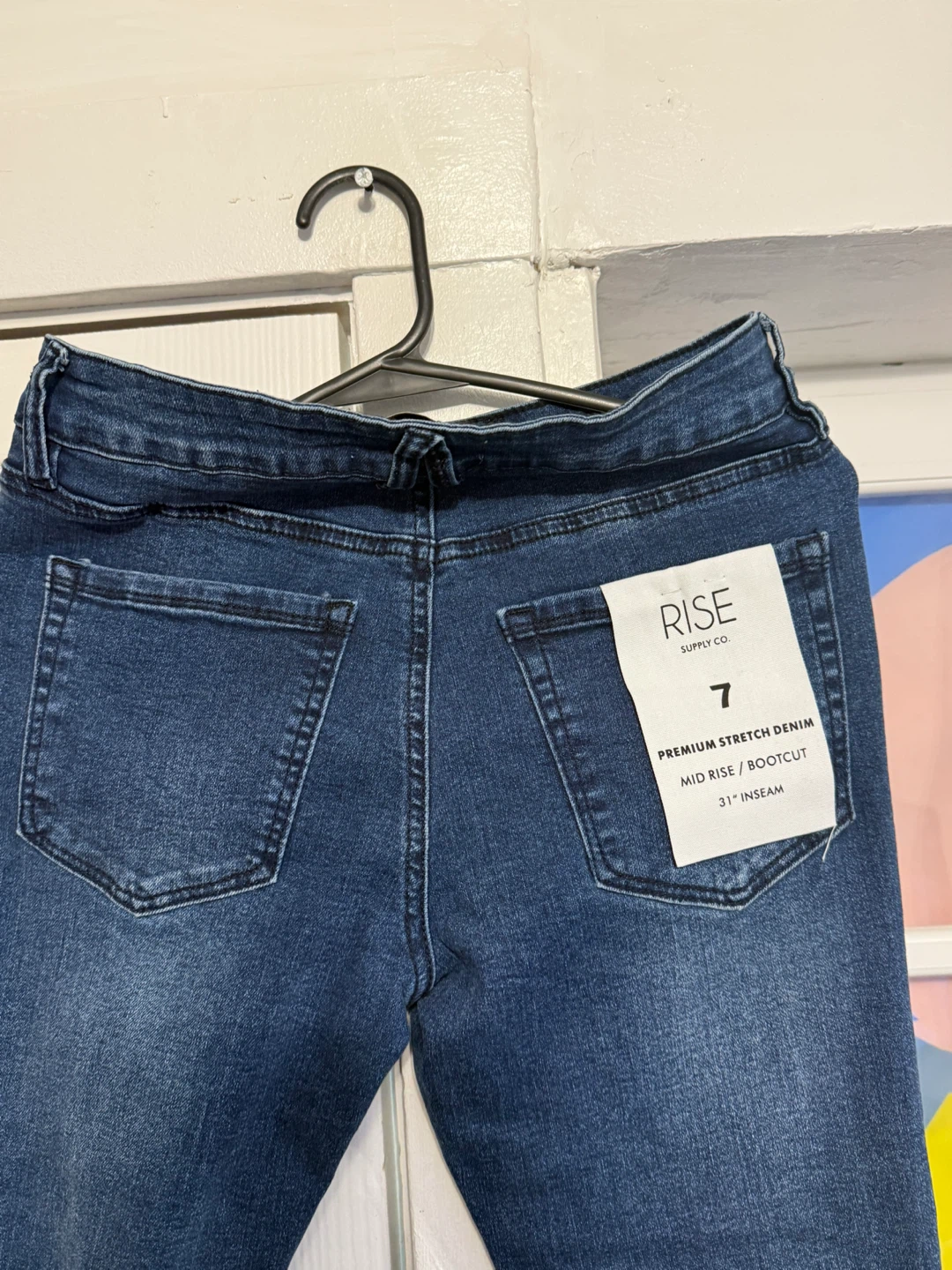 RISE SUPPLY CO. Women's "7" Mid Rise Bootcut Jeans - 31" Inseam - photo 2