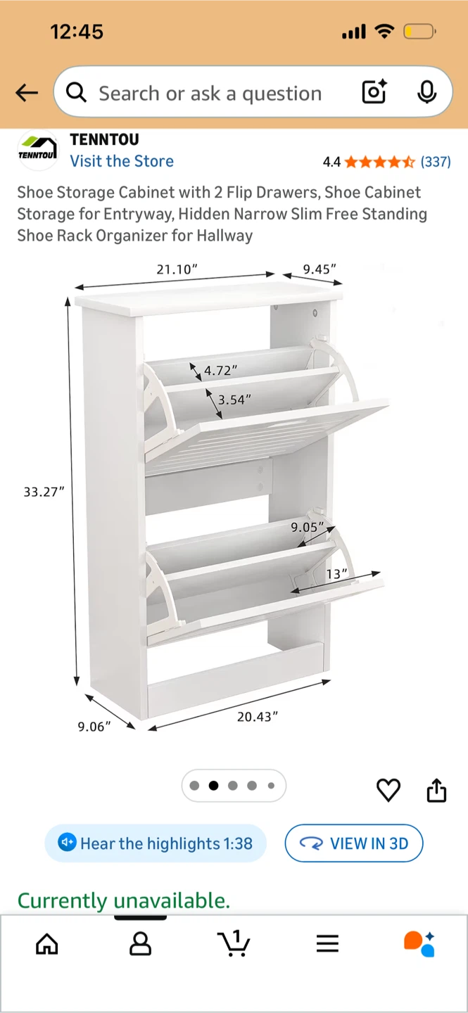 Shoe Storage Cabinet - photo 4