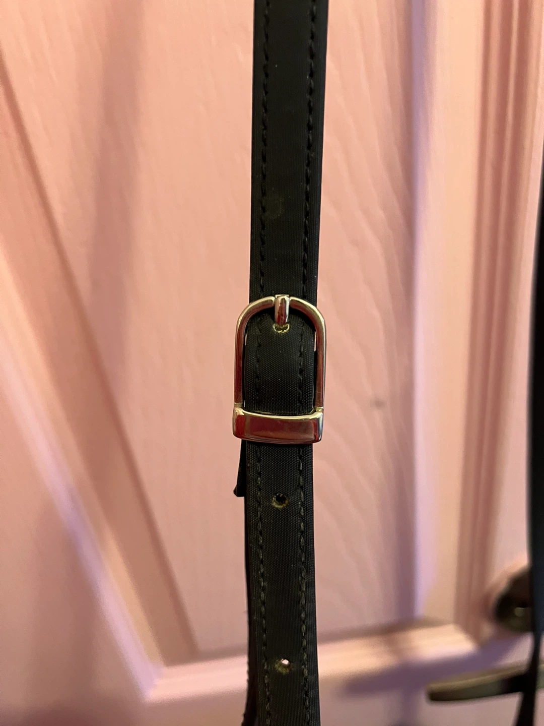 Black Crossbody Bag with Butterfly Accent - photo 2