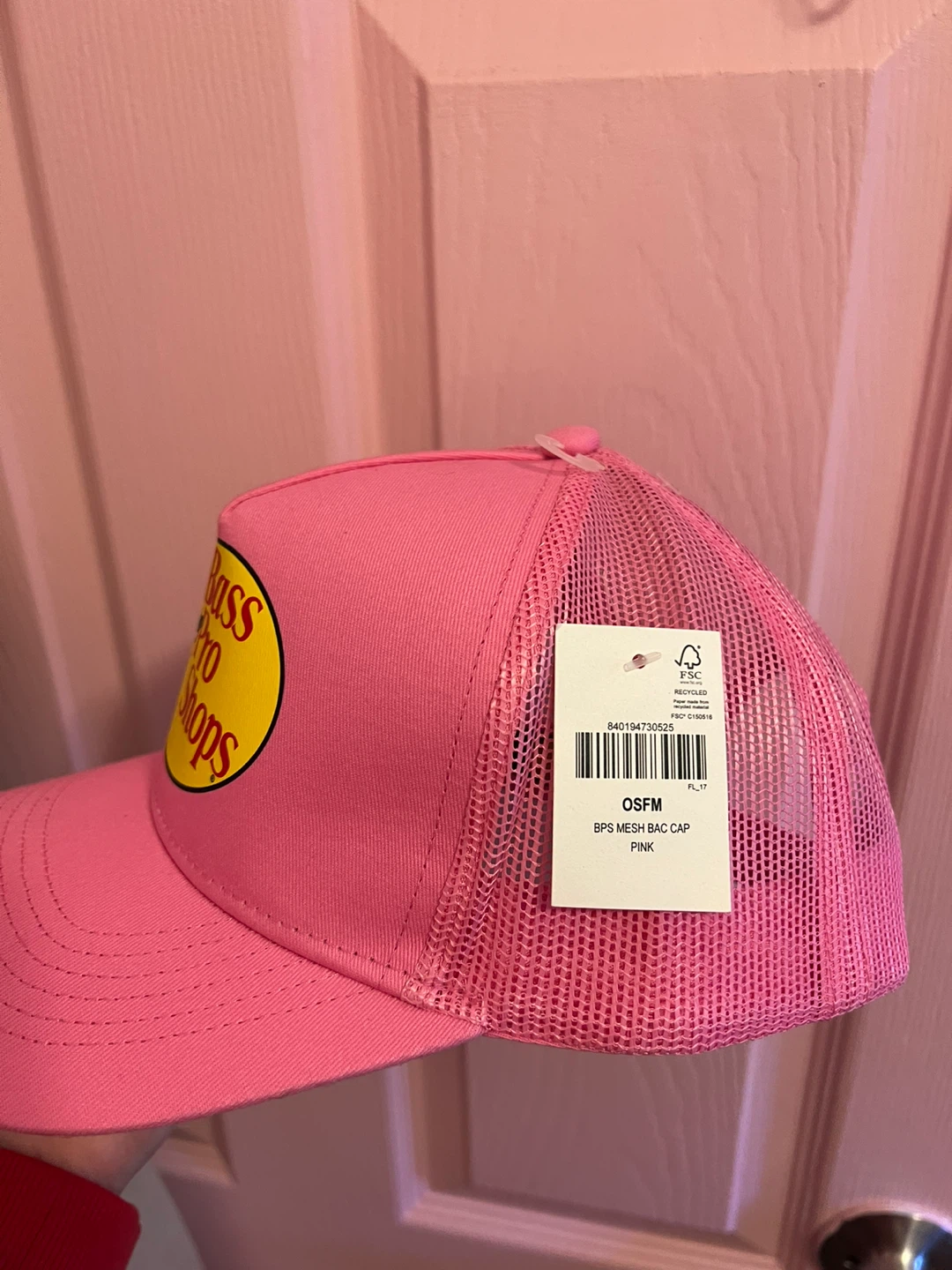 Bass Pro Shops Pink Mesh Trucker Cap - photo 3