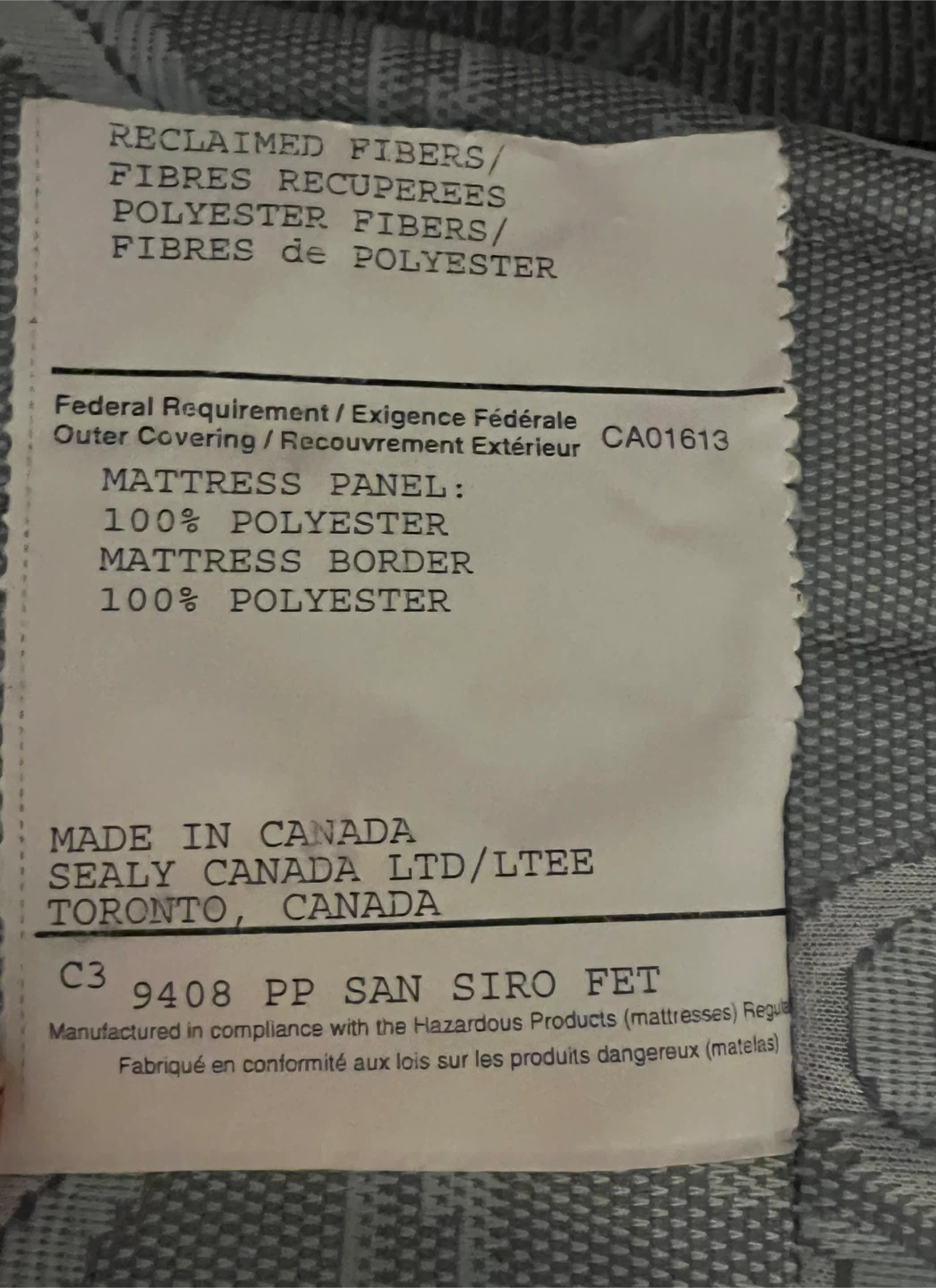 Sealy Posturepedic ProBack Queen Mattress, Good Condition - photo 4