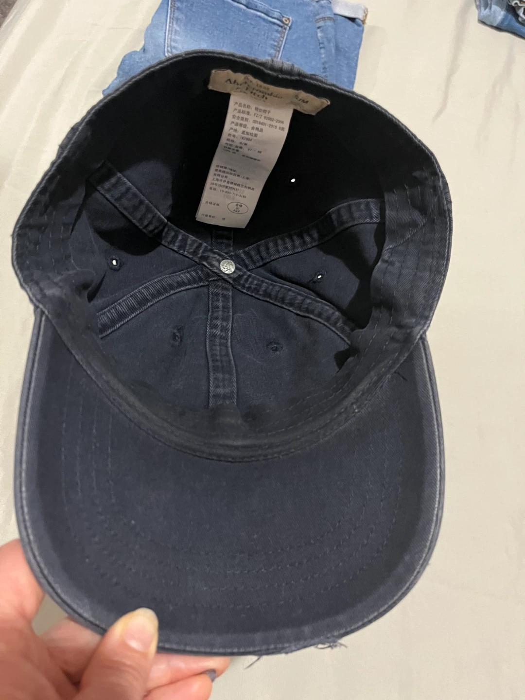 Abercrombie & Fitch Navy Baseball Cap - photo 5