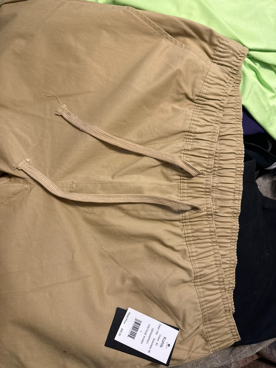 Quiksilver Men's Tan Cargo Shorts Size L - photo 3
