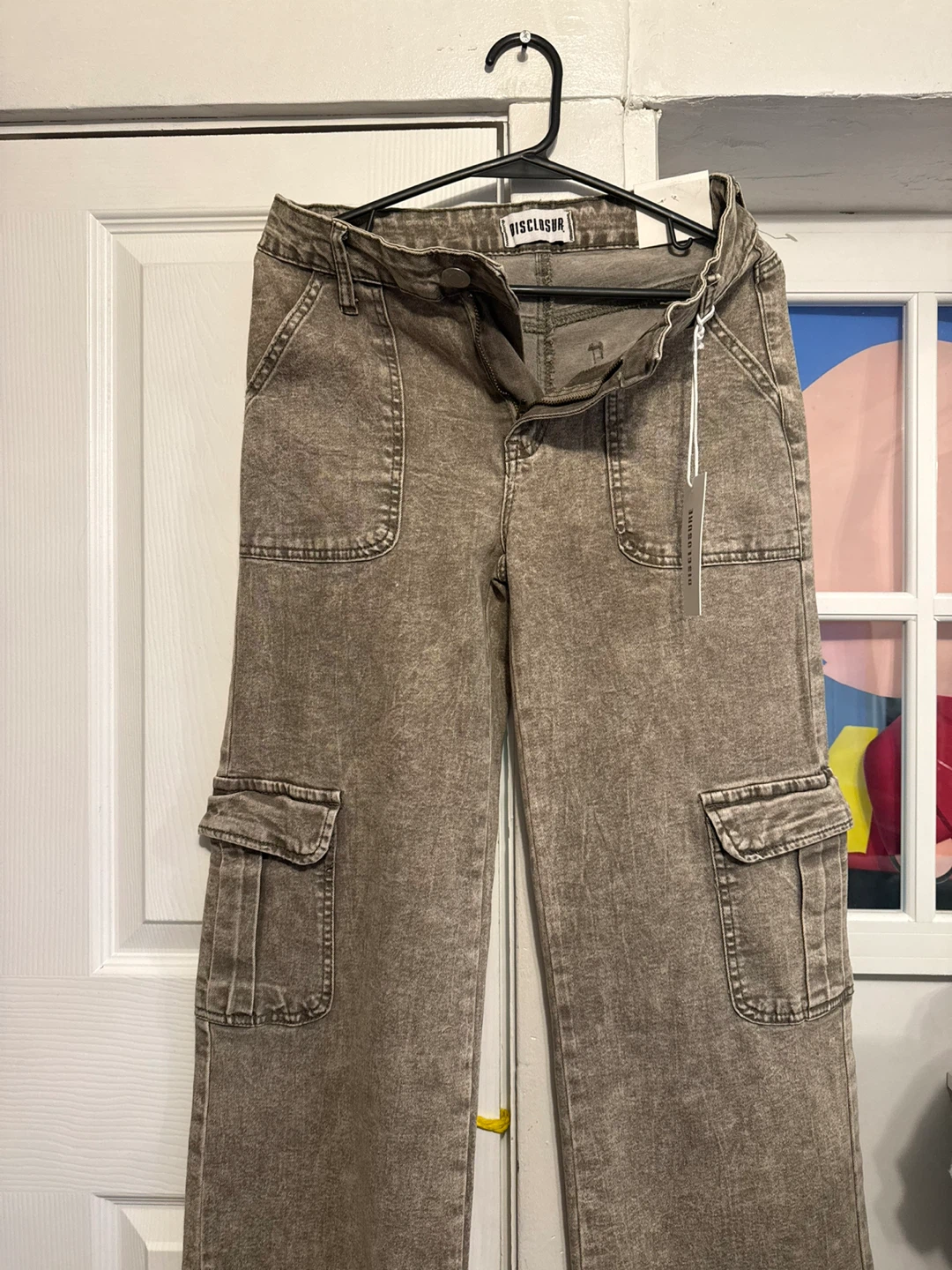 Disclosure Wide Leg Cargo Pants Brown 5/27