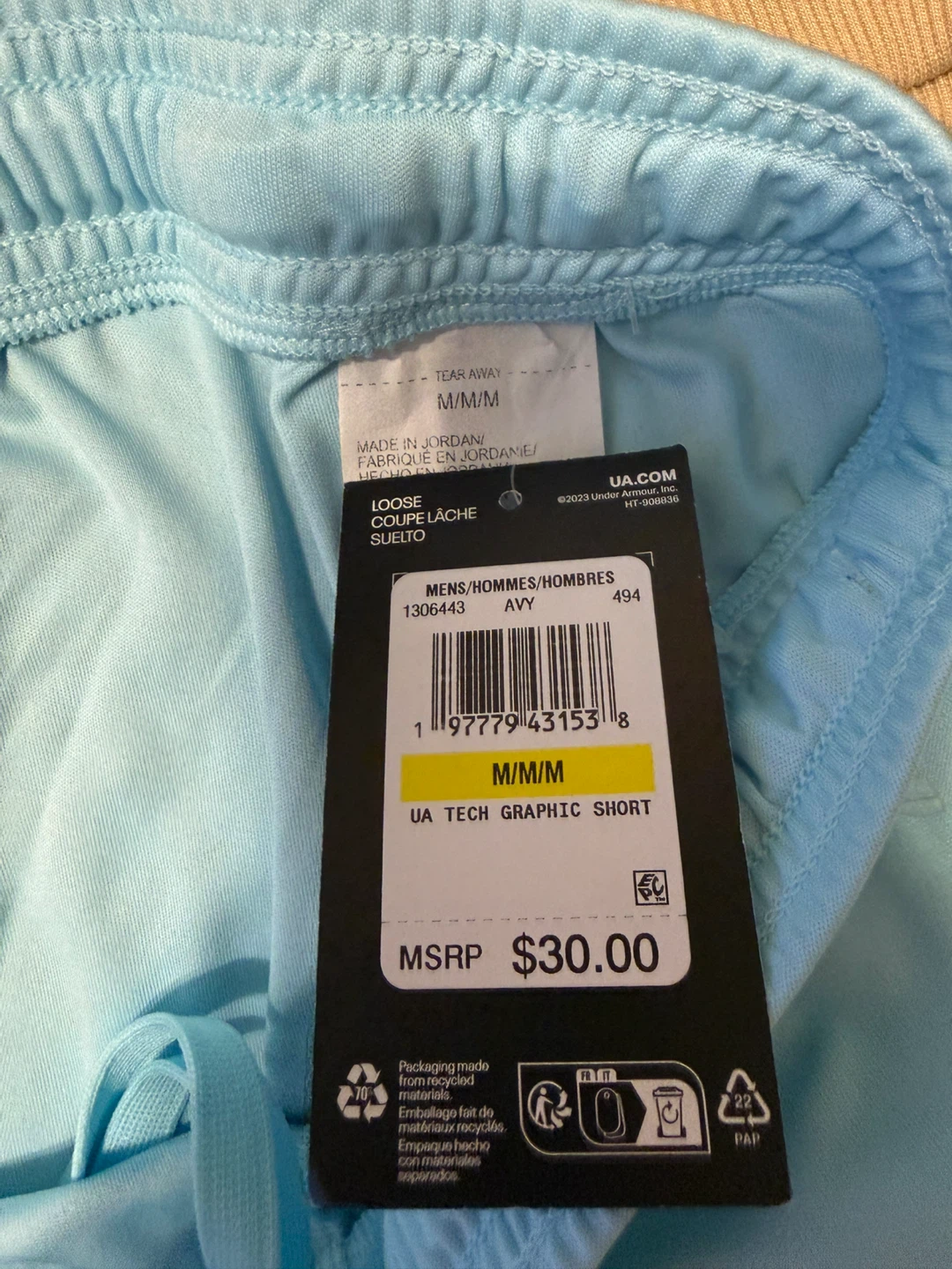 Under Armour Tech Graphic Shorts M/M Light Blue - photo 3