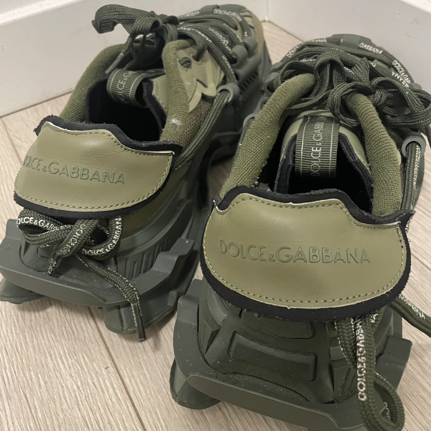 [Dolce & Gabbana] Men's Green Sneakers - photo 3