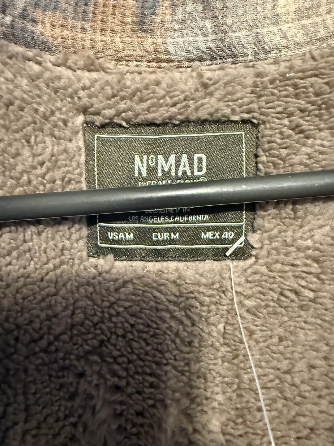N°MAD Camo Sherpa Lined Shirt Jacket - Size M - photo 2