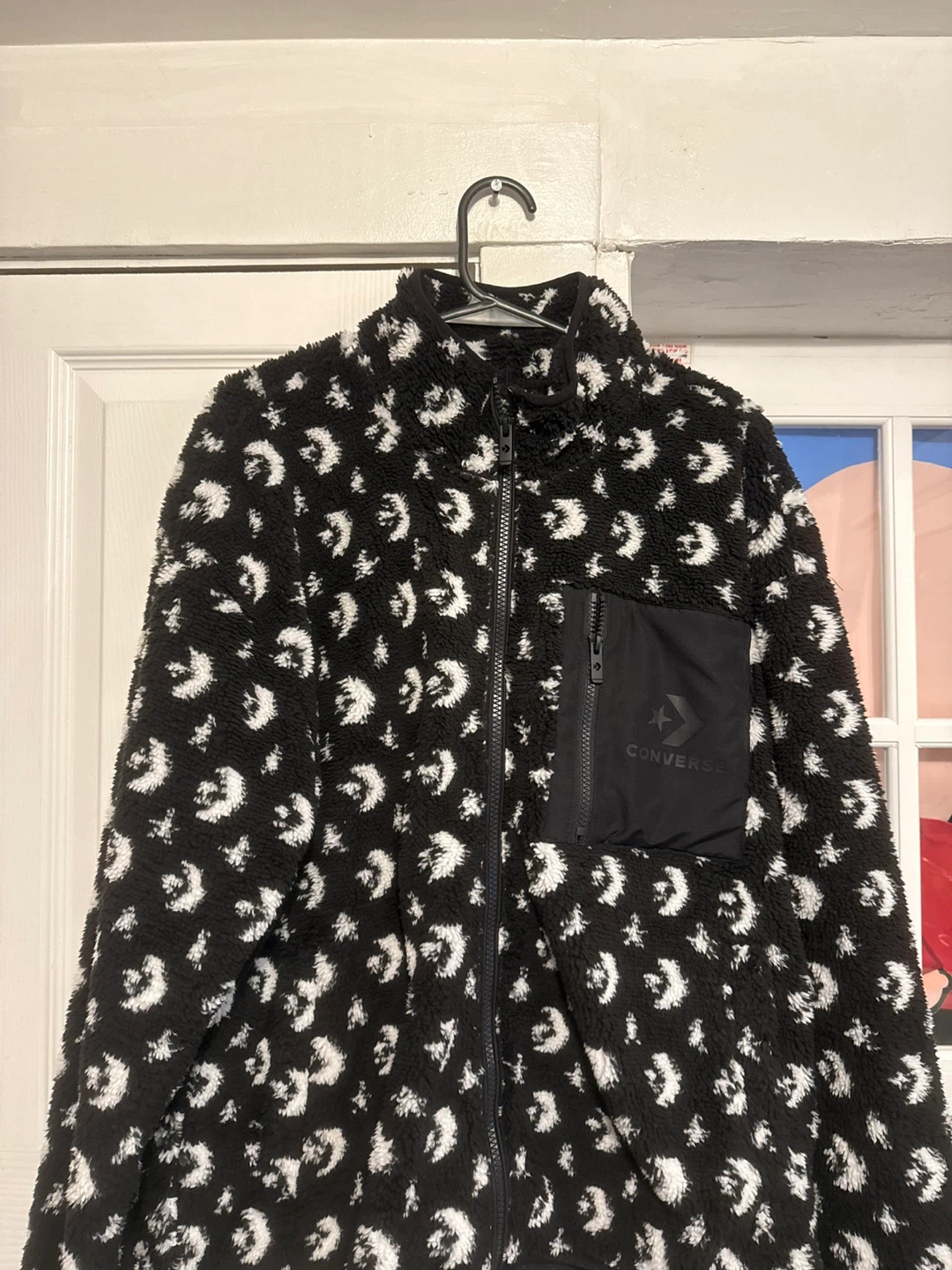 Converse Sherpa Fleece Jacket Size M, L, XL