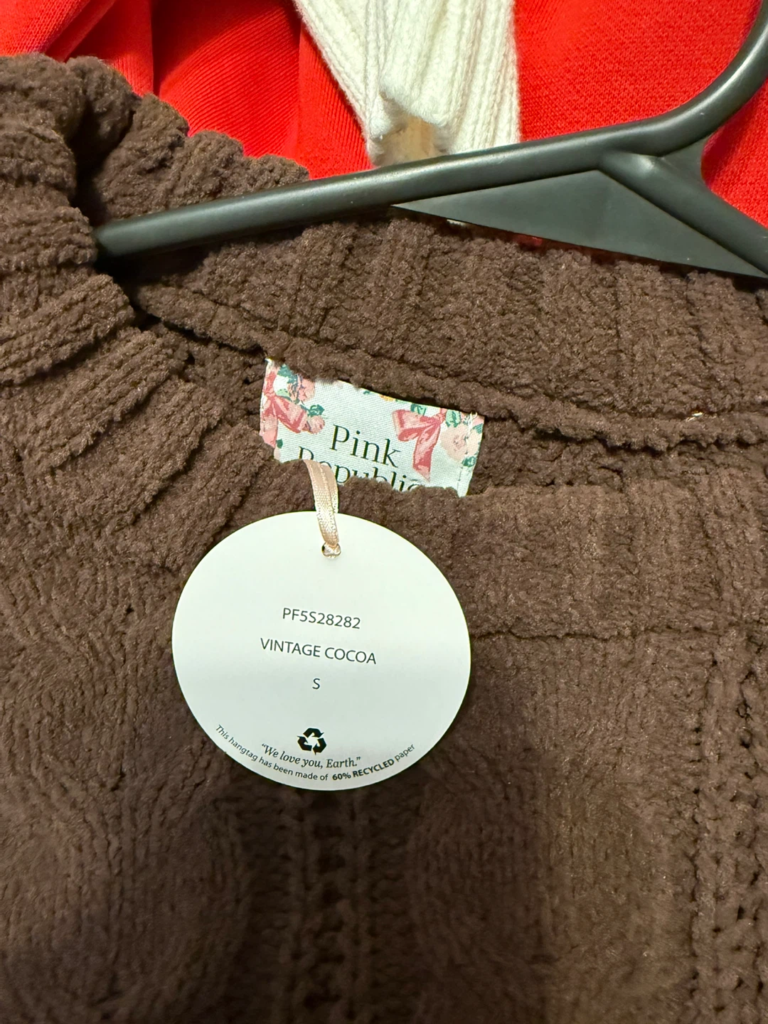 Pink Republic "Vintage Cocoa" Sweater - Size S - photo 2