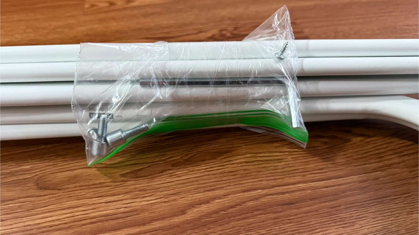 IKEA MULIG White Clothes Rack - photo 5
