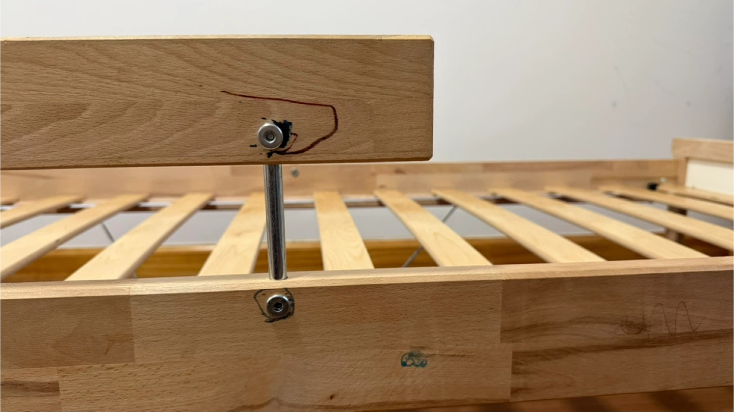 IKEA Luroy Twin Bed Frame with Slats - photo 5