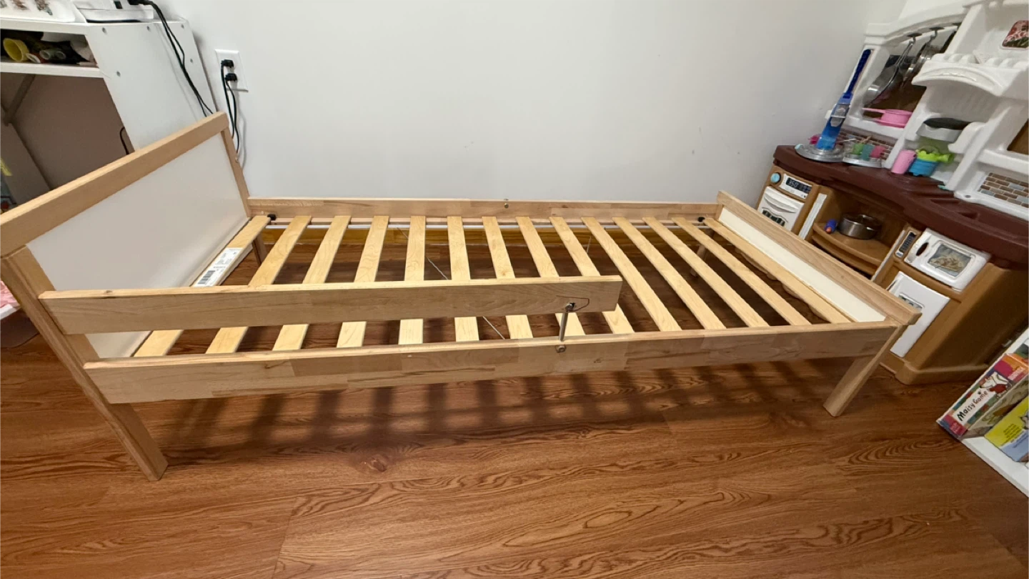 IKEA Luroy Twin Bed Frame with Slats - photo 2