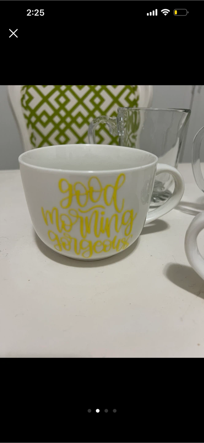 White Mug "Good Morning Gorgeous"