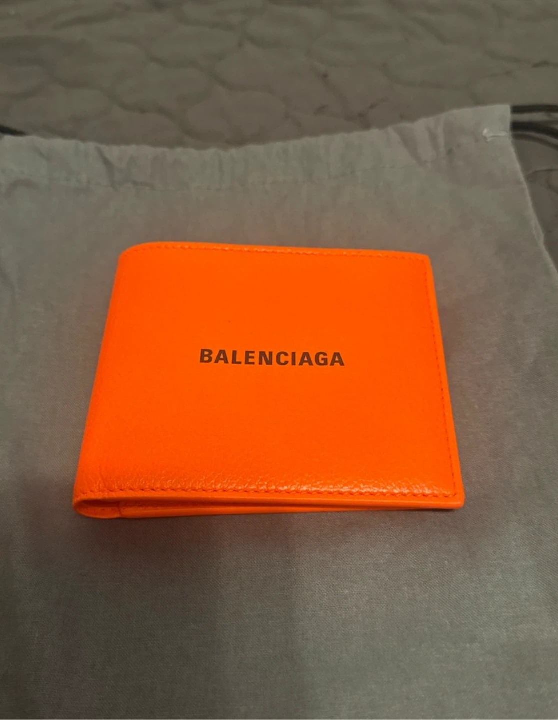 Balenciaga Orange Bi-Fold Wallet - photo 3