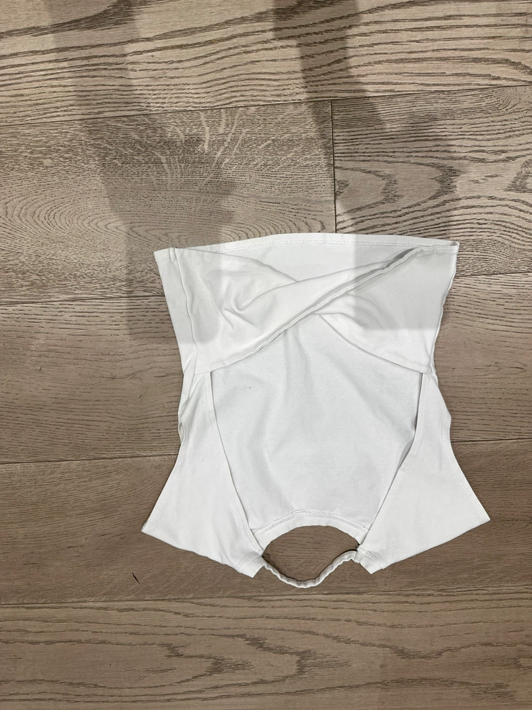 Ardennes White Twisted Back Top small