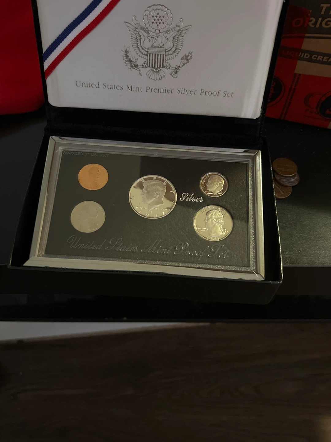 1991 United States Mint Premier Silver Proof Set - photo 2