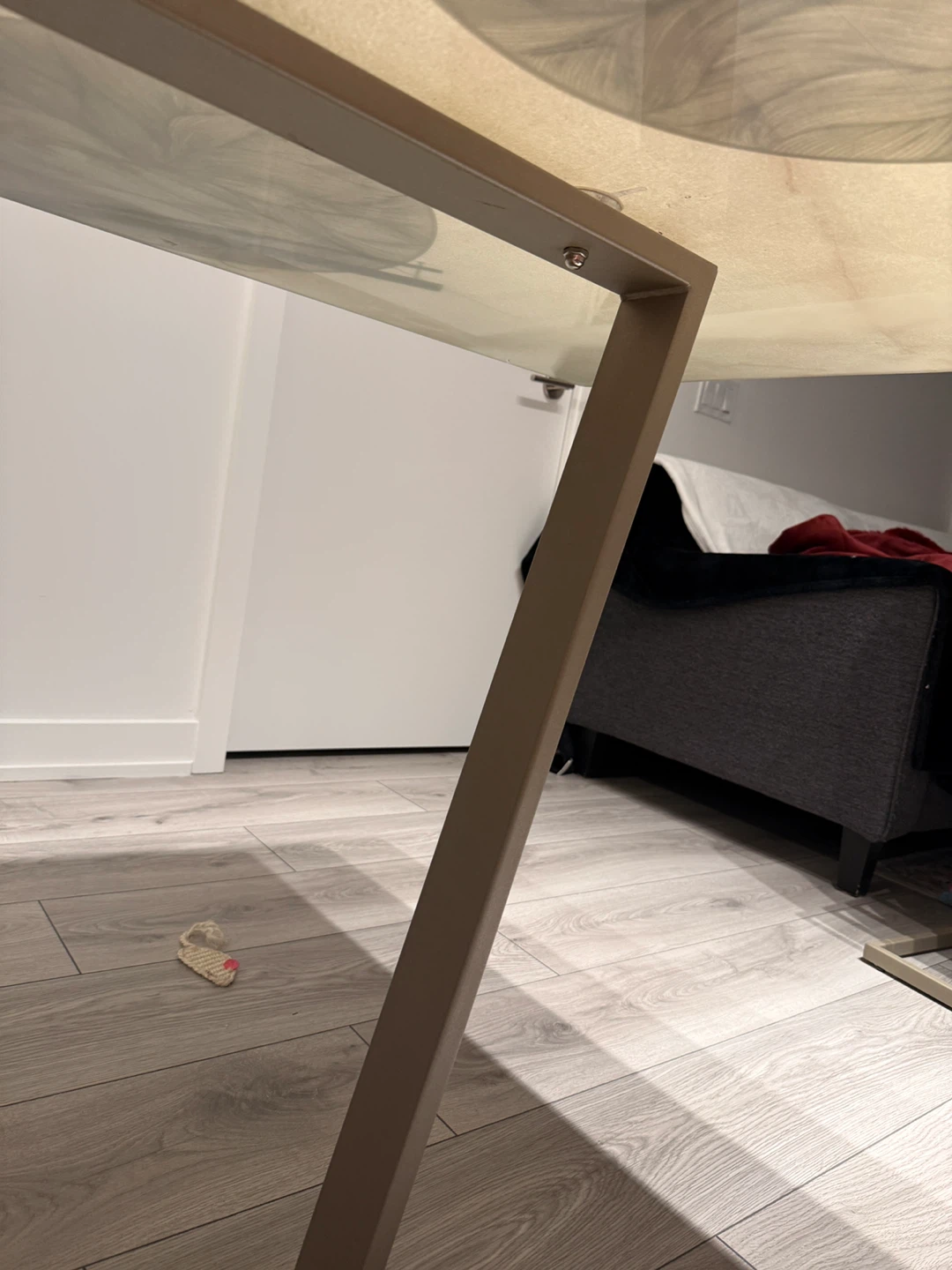 Marble Top Dining Table with Metal Base - photo 3