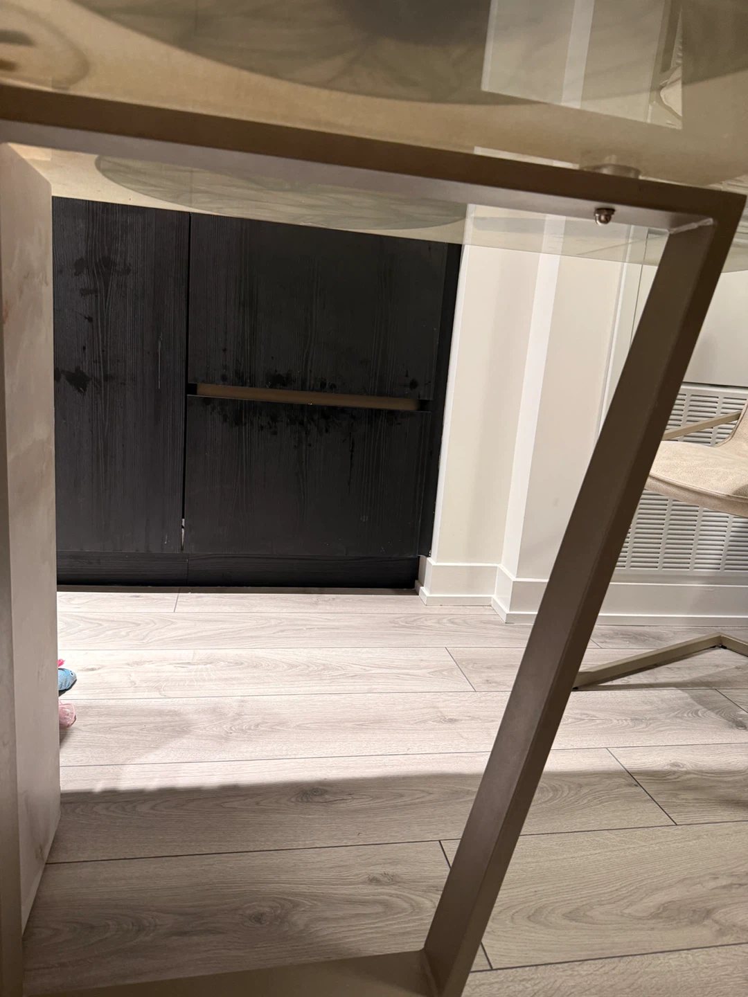 Marble Top Dining Table with Metal Base - photo 5