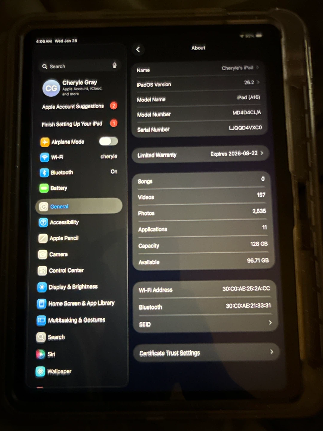 Apple iPad (A16) 128 GB