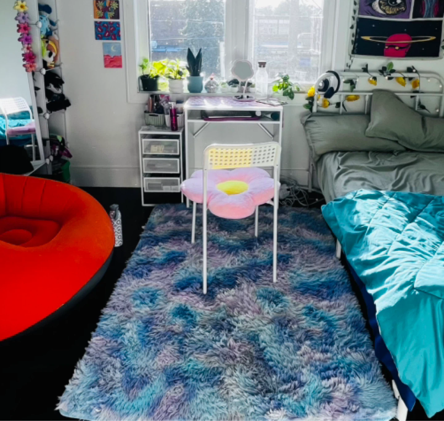 Cute Faux Fur Area Rug - MOVING SALE! - photo 2