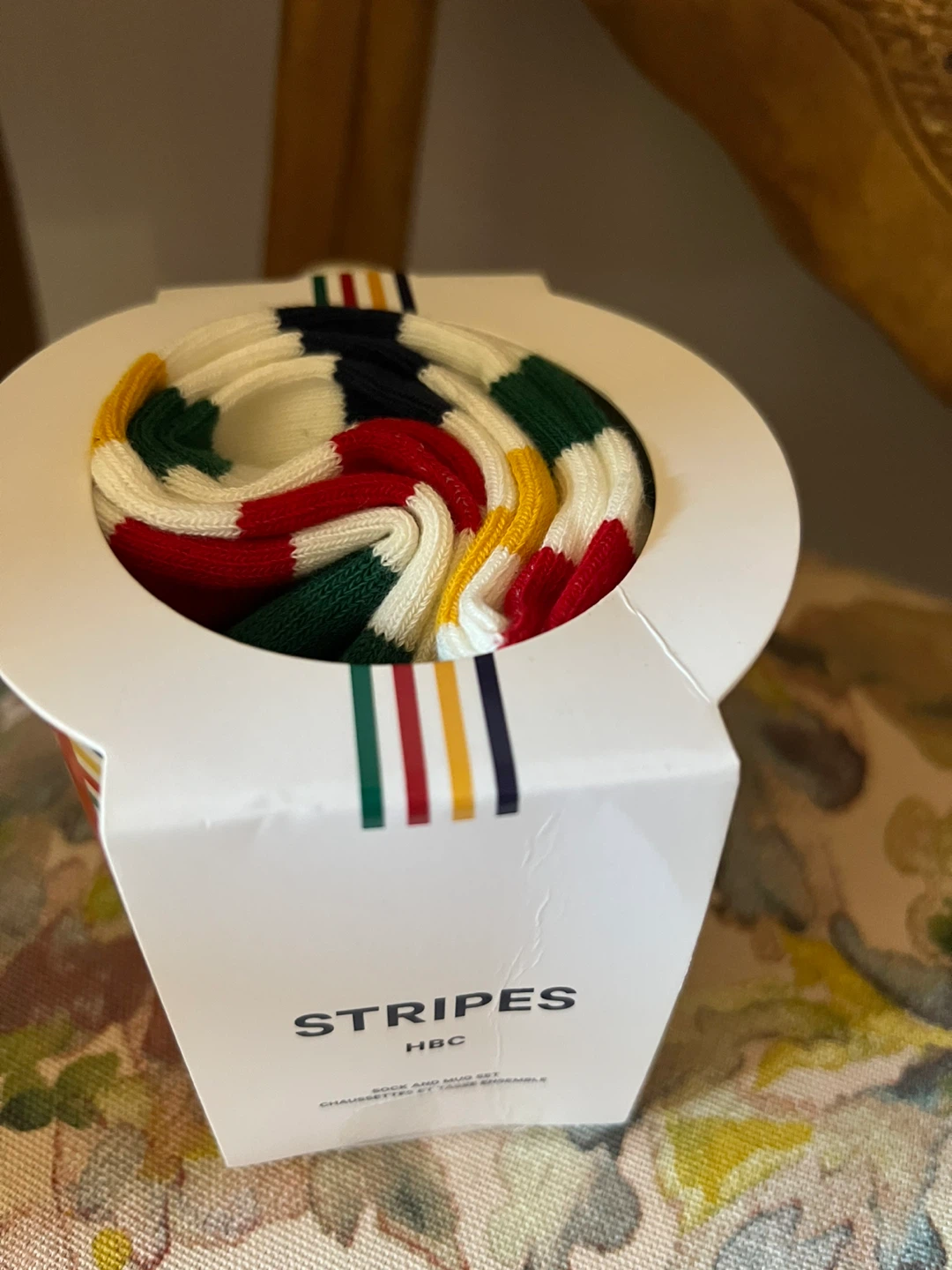HBC Stripes Sock and Mug Set - photo 2