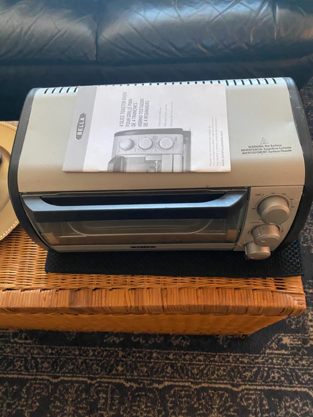 BELLA 4 Slice Toaster Oven