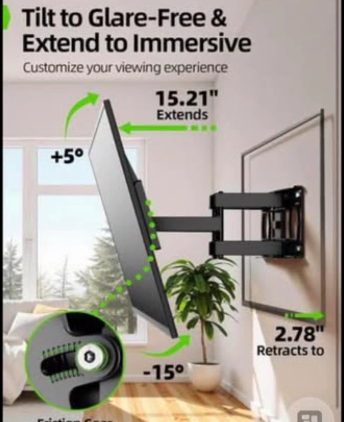 Full Motion TV Wall Mount 37”/86 - photo 2