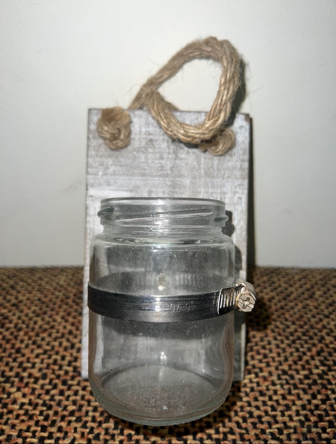 ScentSational Collection Wooden Wall Jar Holder
