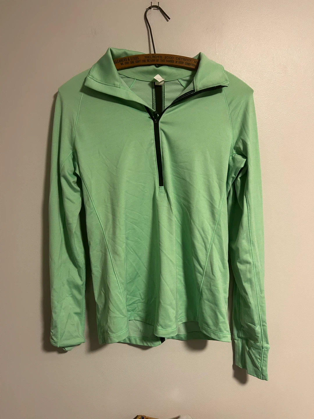 Under Armour Cold Gear 1/4 Zip Pullover - Mint Green - Medium