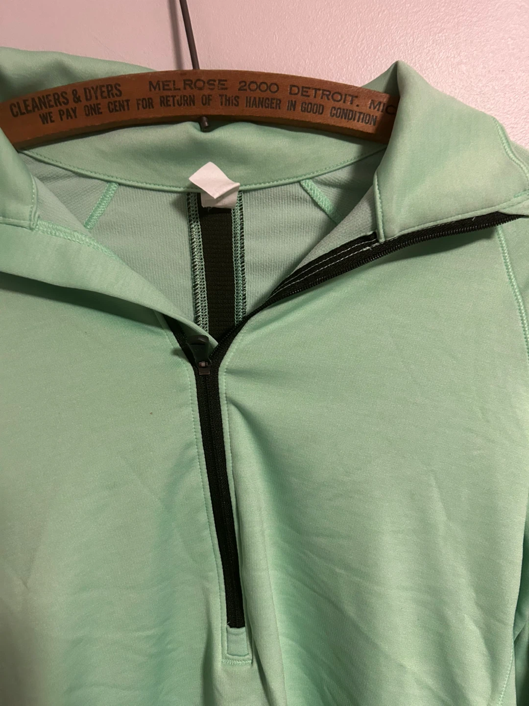 Under Armour Cold Gear 1/4 Zip Pullover - Mint Green - Medium - photo 2