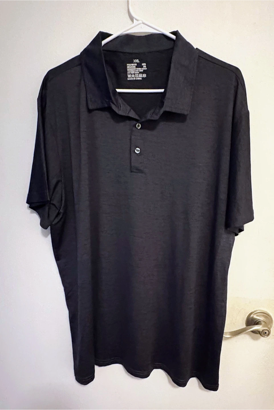 XXL Dark Heather Polo Shirt