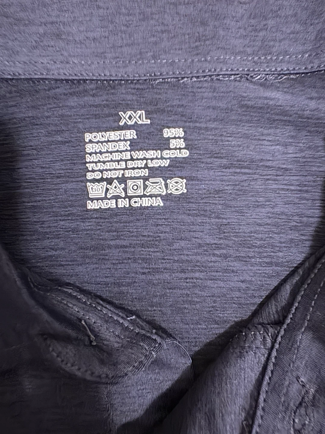 XXL Dark Heather Polo Shirt - photo 4