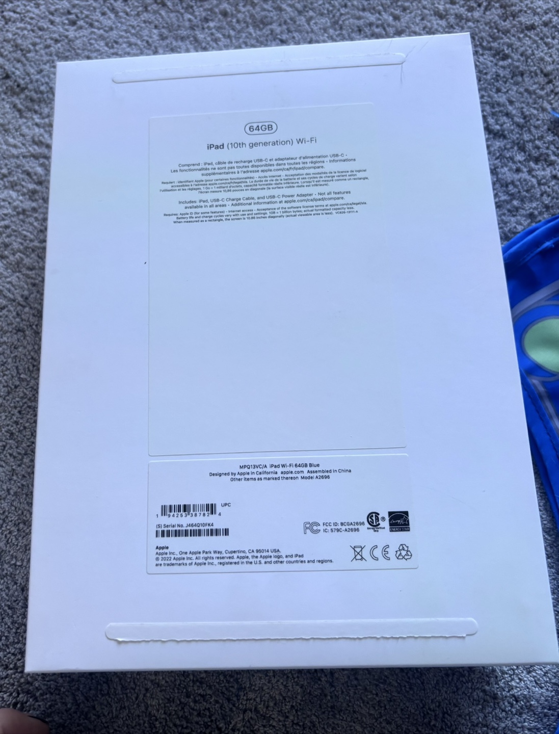 Apple iPad 10th Generation 64GB Wi-Fi Blue - photo 5