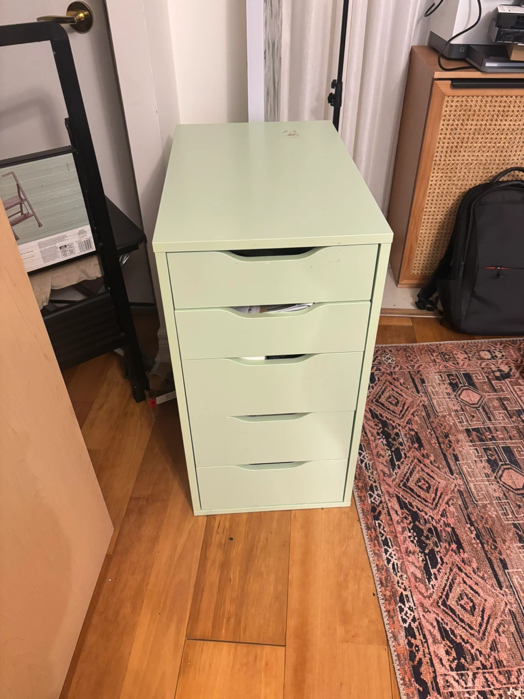 IKEA ALEX 5-drawer unit, pale green