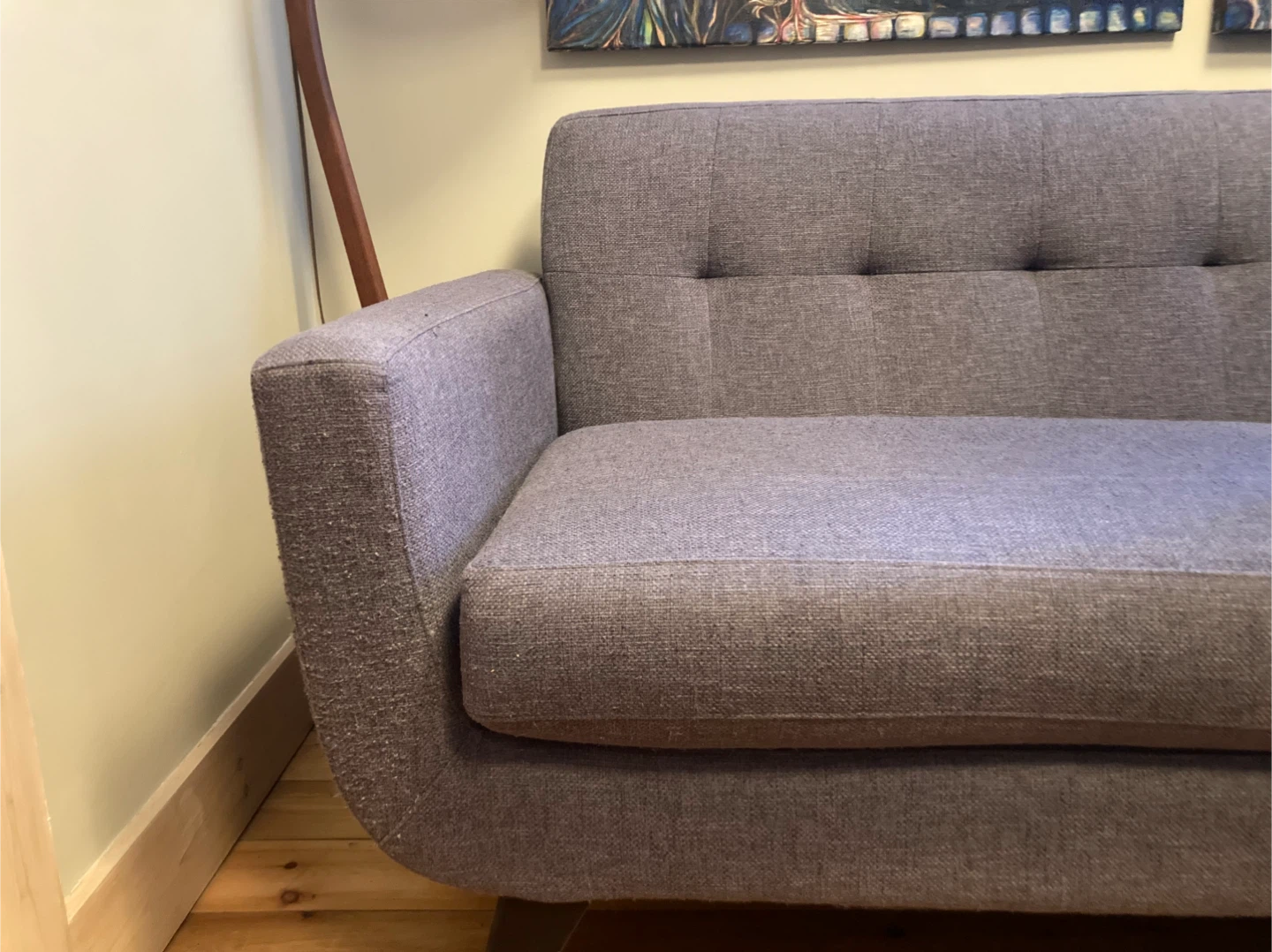 excellent and cute Grey Couch - photo 4