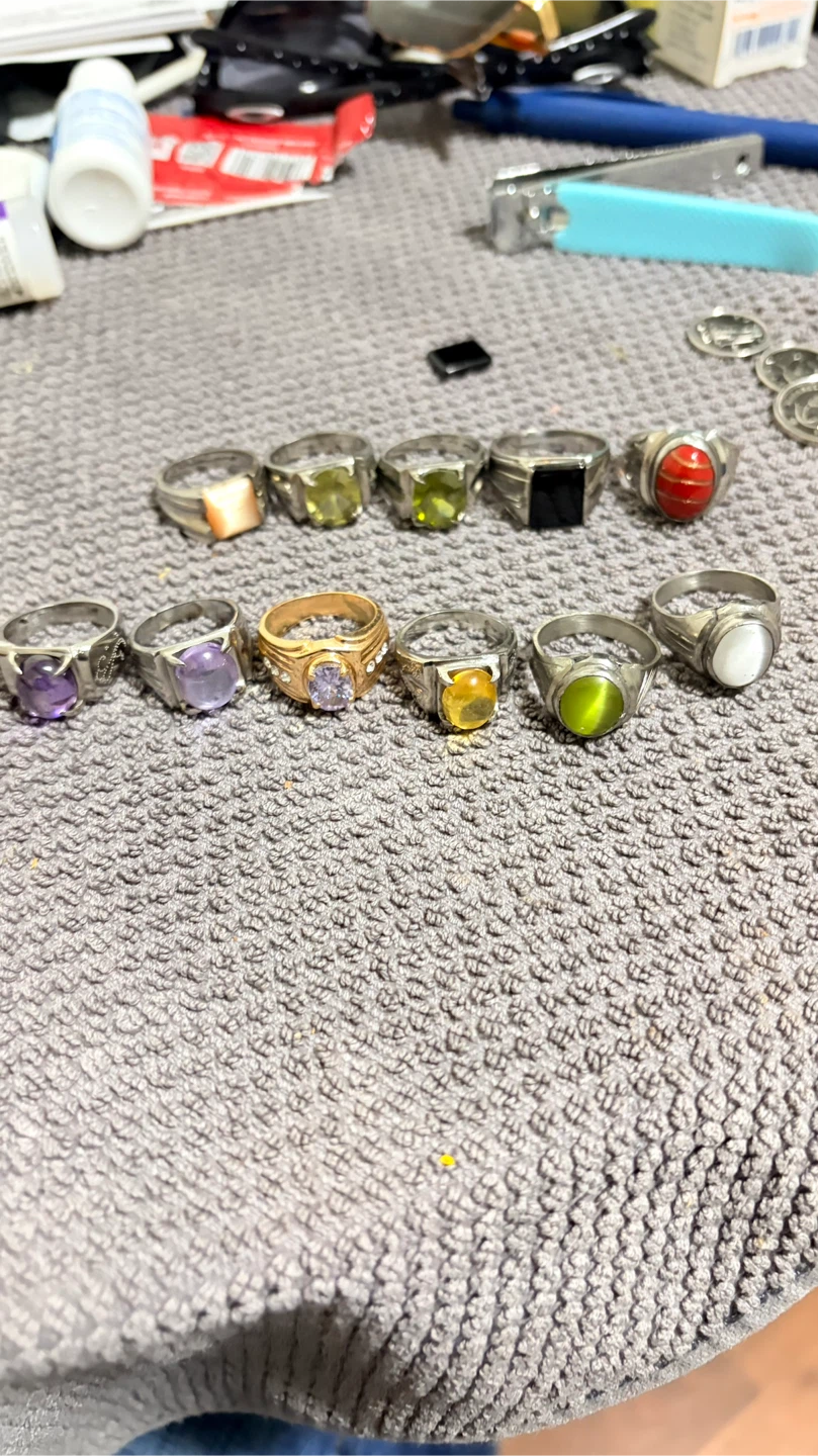 Assorted Rings with Gemstones