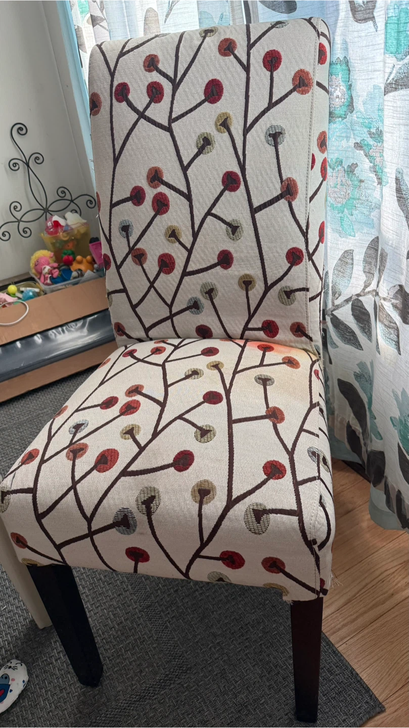 Accent Chair with Decorative Pattern