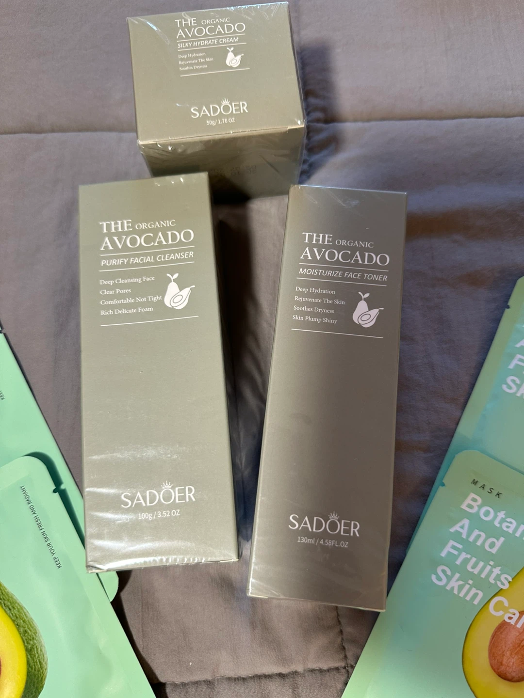 SADOER The Organic Avocado Skincare Set - photo 2
