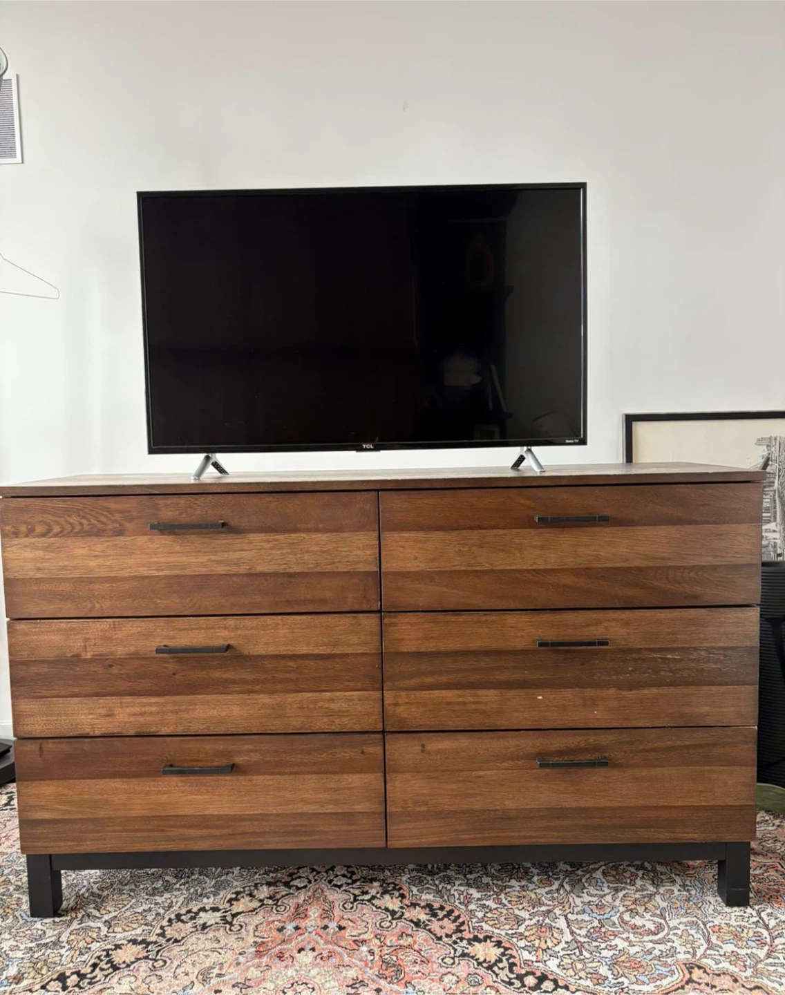 Wood Dresser with matching night stands