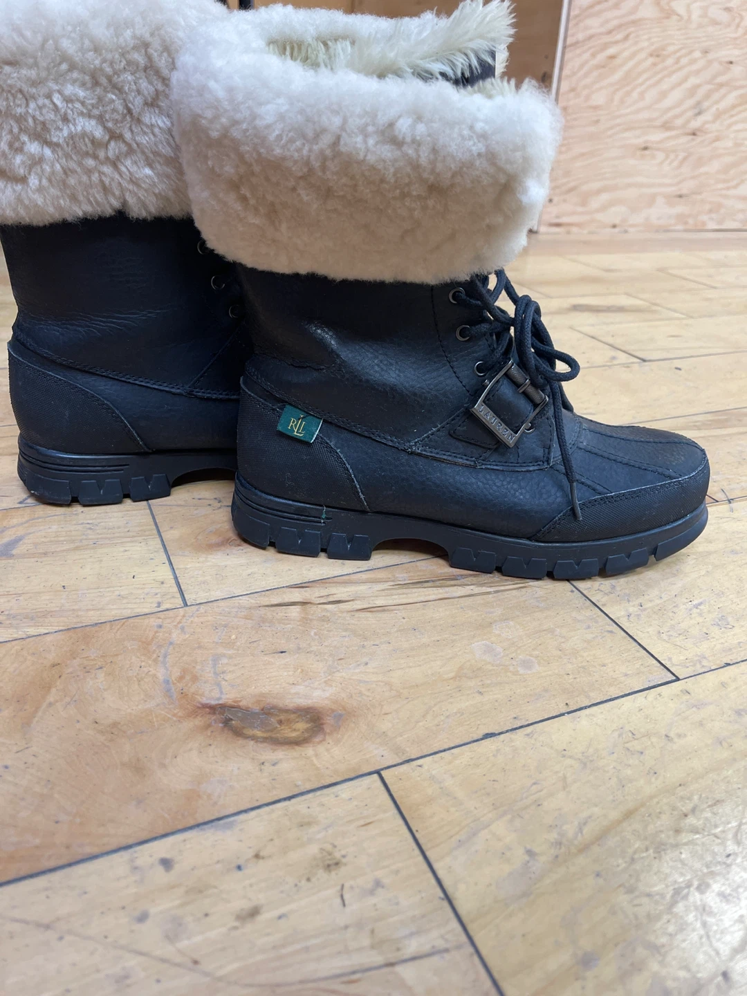 Lauren Ralph Lauren Black Winter Boots