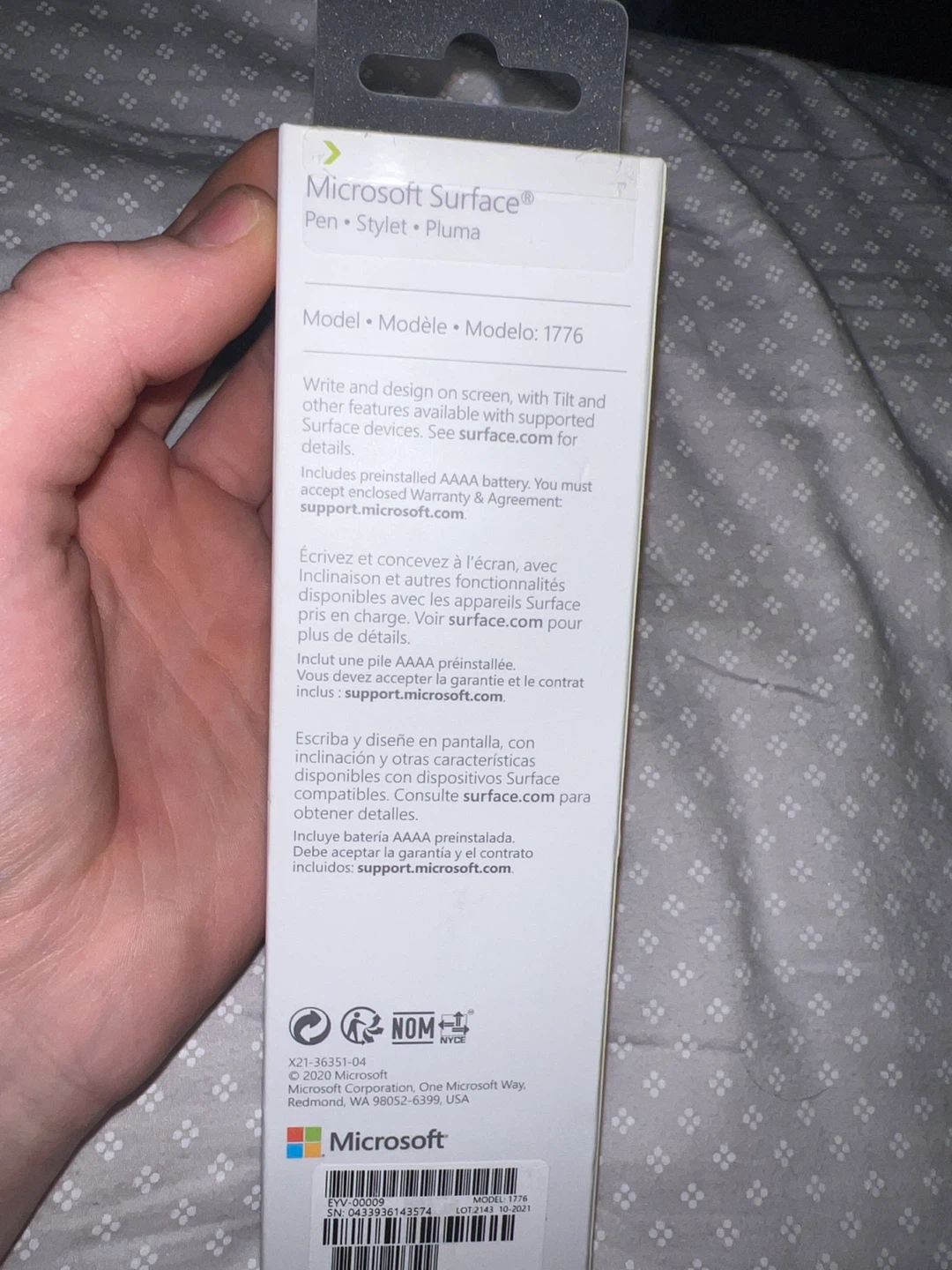 Microsoft Surface Pen Stylet Model 1776 - Unopened - photo 3