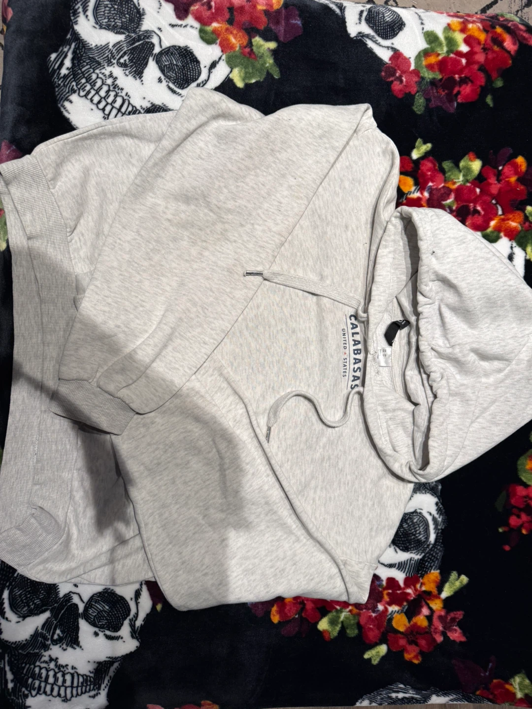 Calabasas California Cropped Hoodie