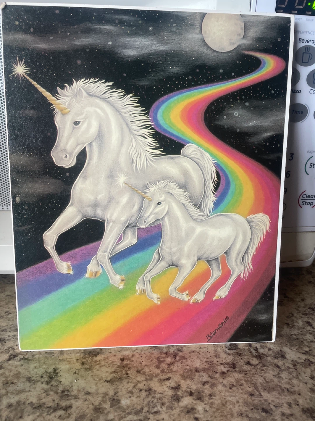 Unicorn and Rainbow Wall Art
