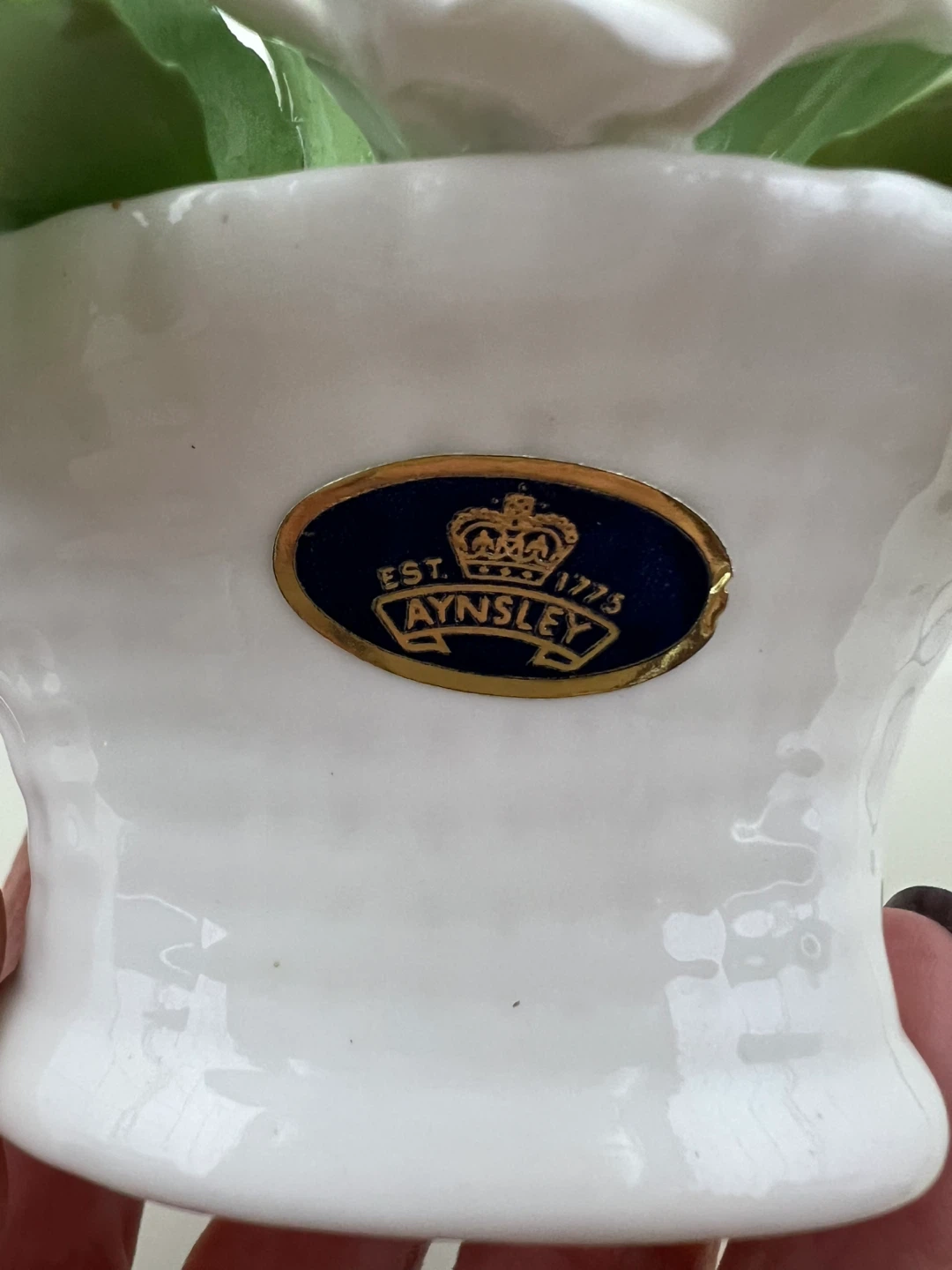 Vintage Aynsley Porcelain Flower Arrangement - photo 5