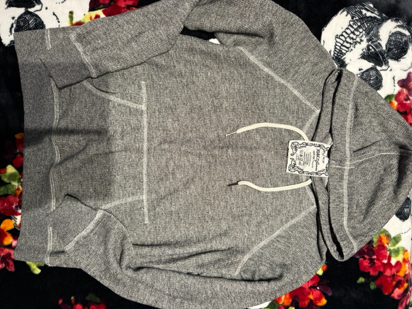 JOSCO Jeans Grey Hoodie M/M