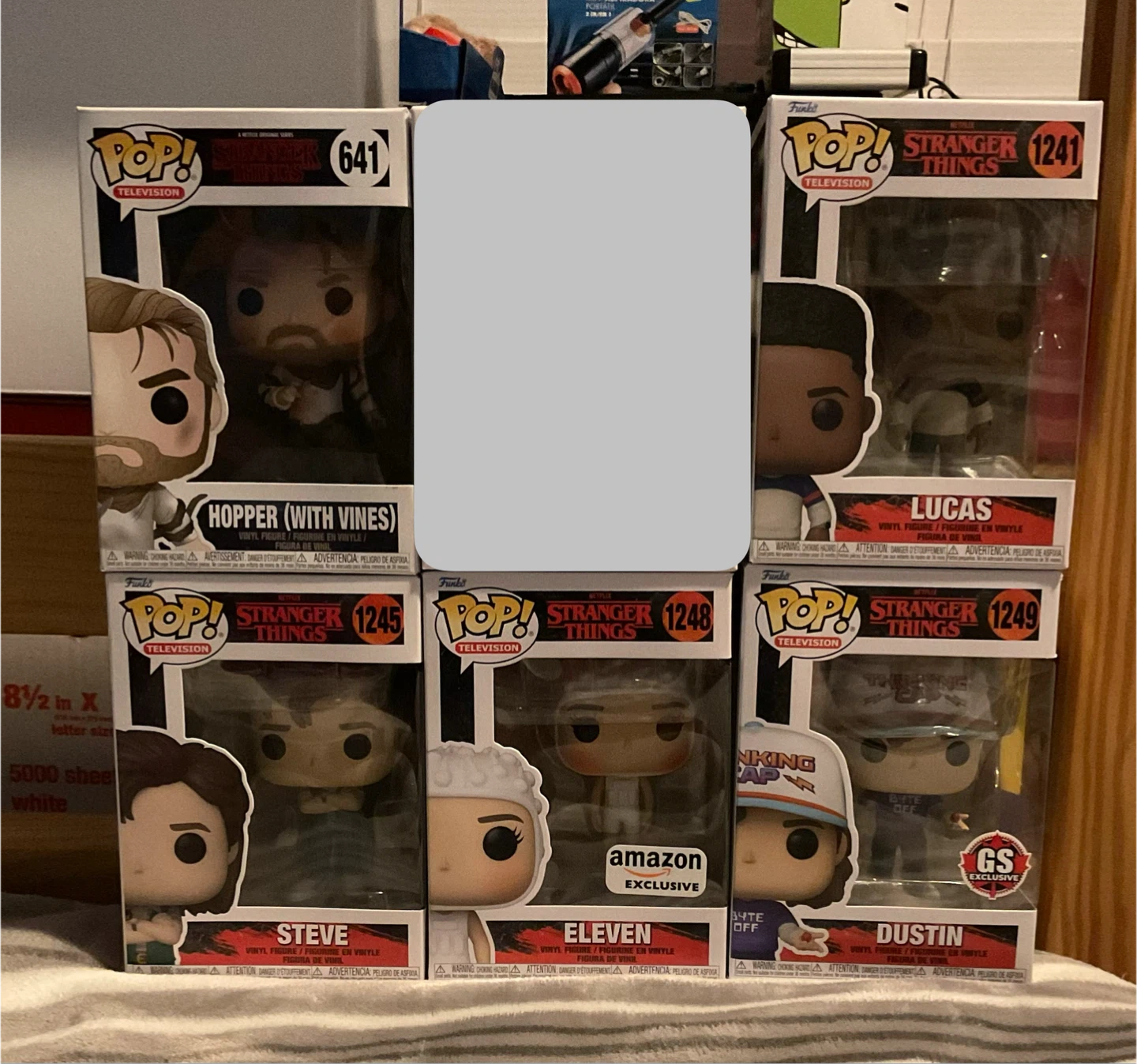 Funko Pop Stranger Things Steve, Lucas, Eleven