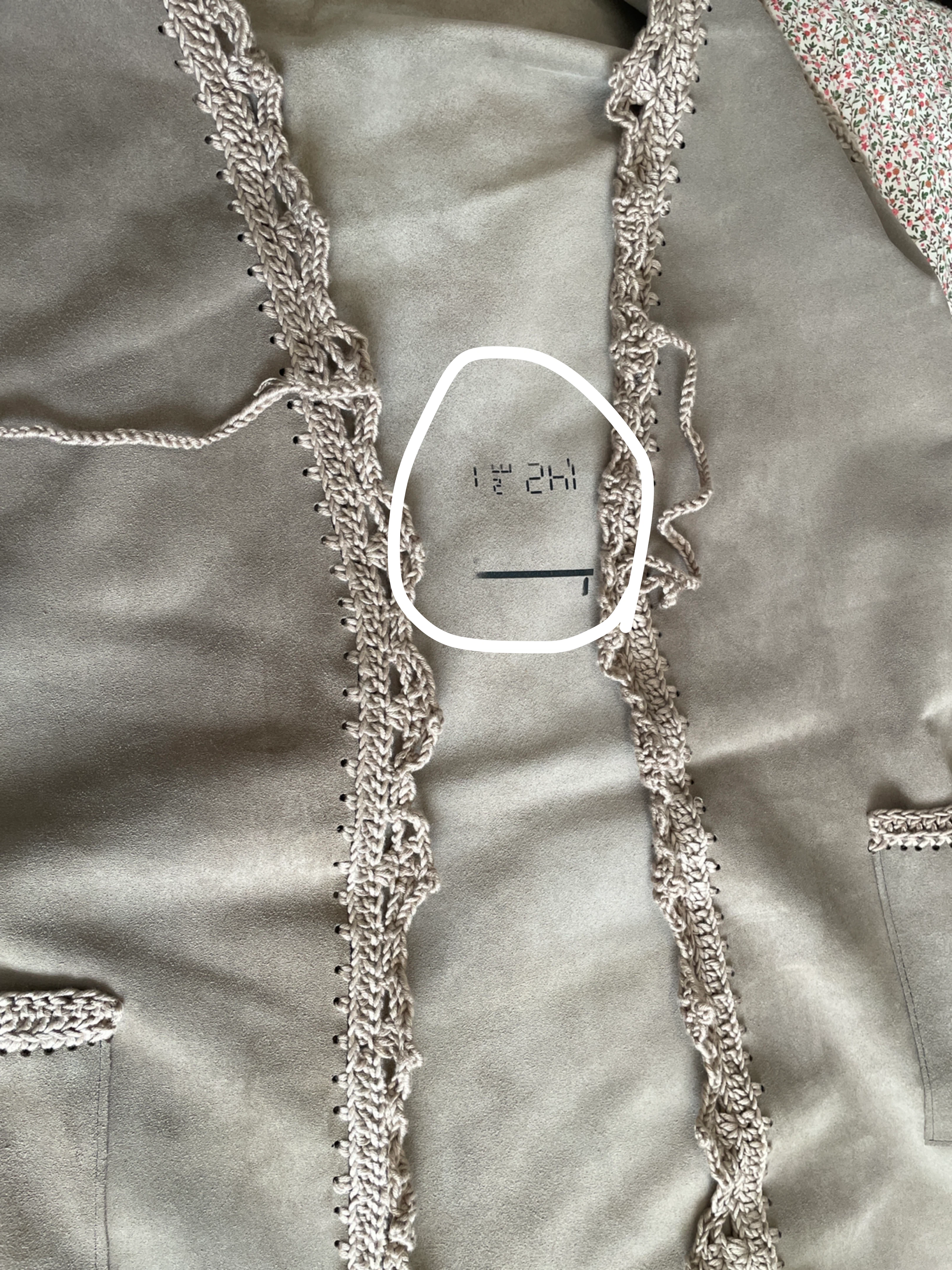 Women's Suede Vest with Crochet Trim - photo 4