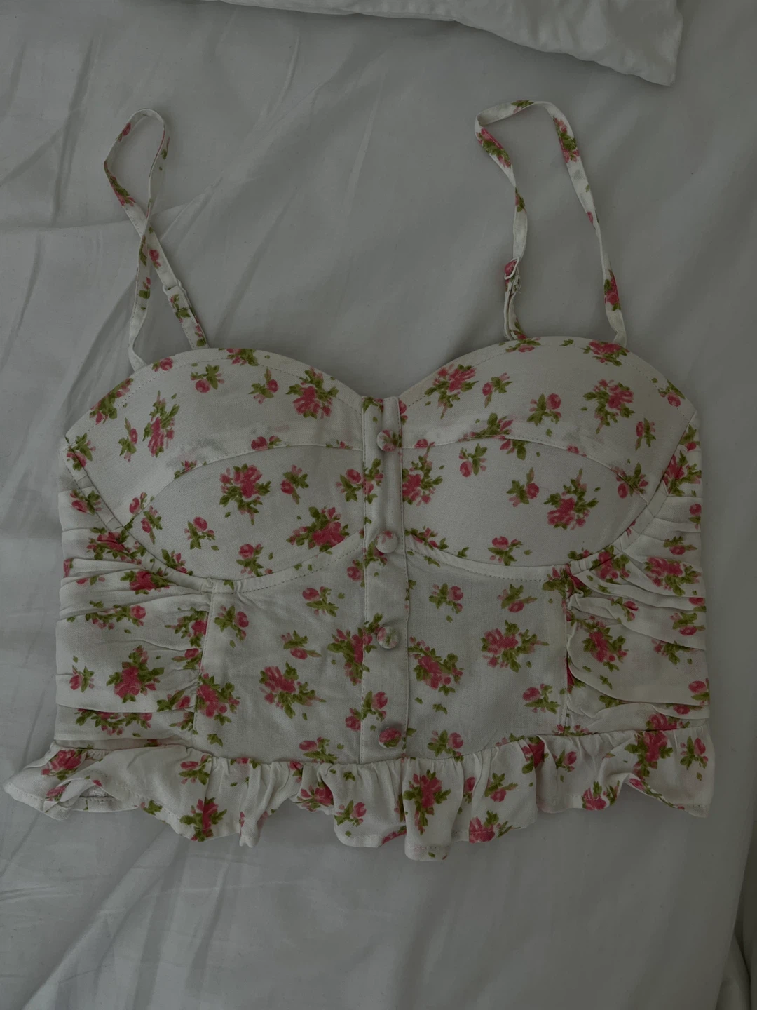 Floral Bustier Corset Top - photo 2