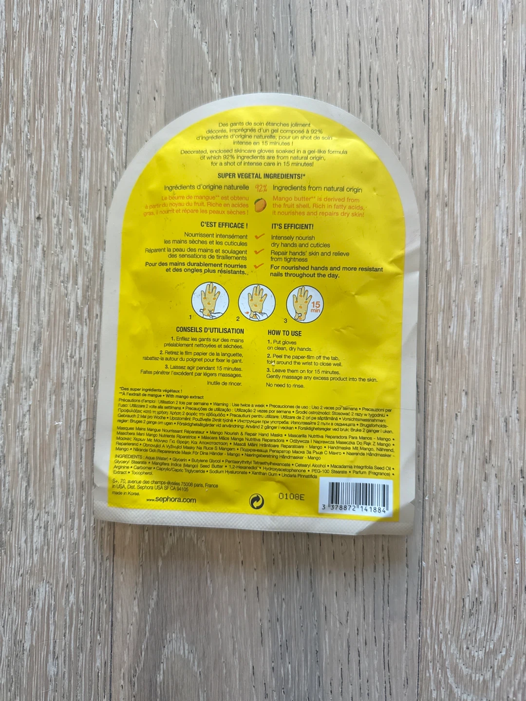 Sephora Mango Hand Masks - photo 2