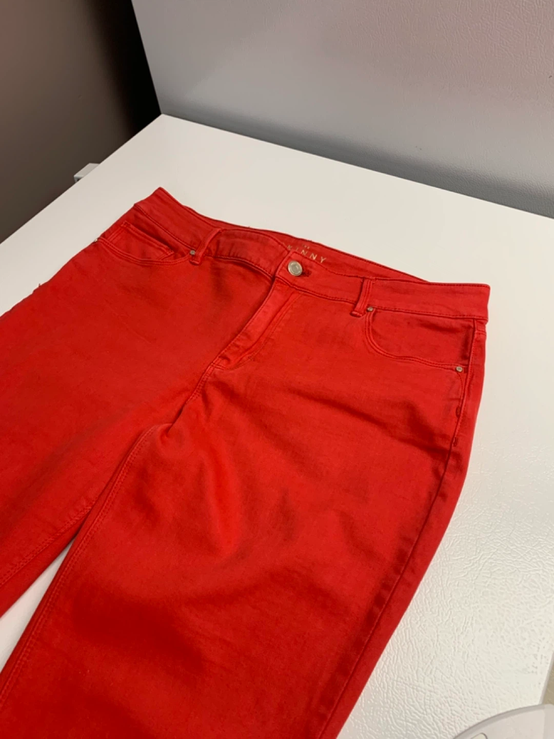 White House Black Market Red Jeans - photo 2